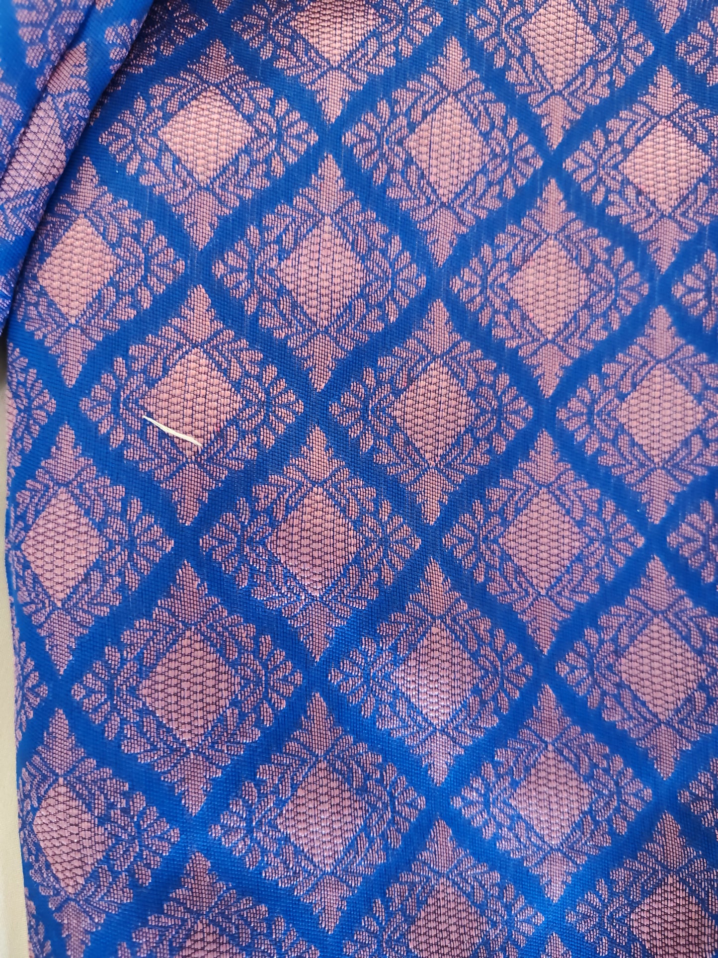 Beautiful Ink Blue Colored Art Silk Saree With All Over Intricate Jari Work In Prescott
