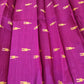 Attractive Yellow And Purple Raw Silk Langa Set In USA