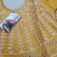 Delightful Honey Yellow Lehenga Set For Kids In USA