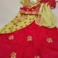 Gorgeous Parrot Green And Red Lehenga Set Near Me