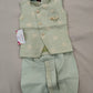 Appealing Light Green Color Kids Dhoti Style Pant With Brooch Pin Near Me