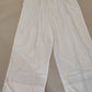 Appealing Plain Cotton White Palazzo Pants For Women