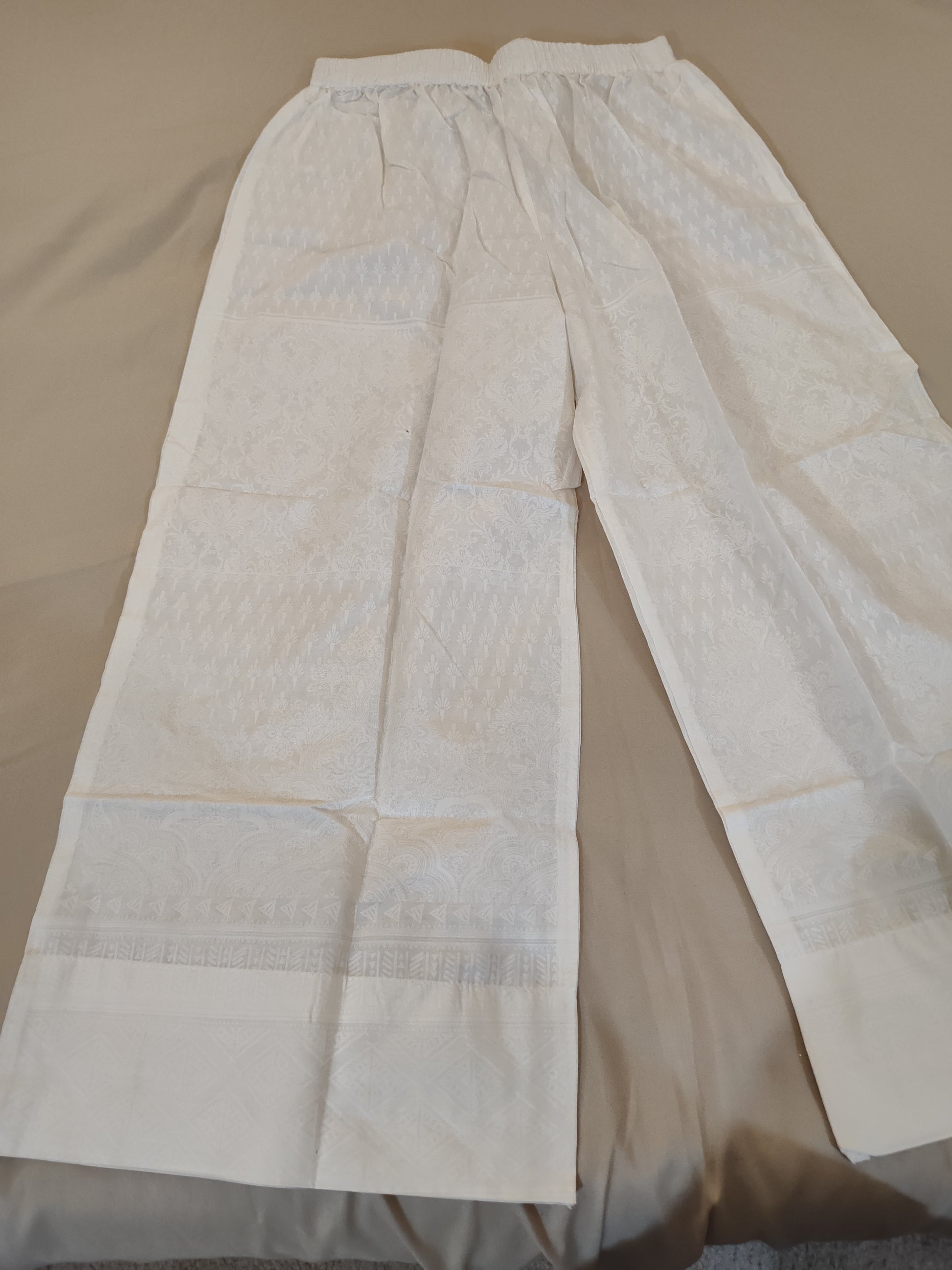 White Designer Palazzo Pants For Women In USA
