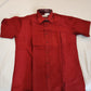 Attractive Red Color Half Sleeve Silk Shirt For Men