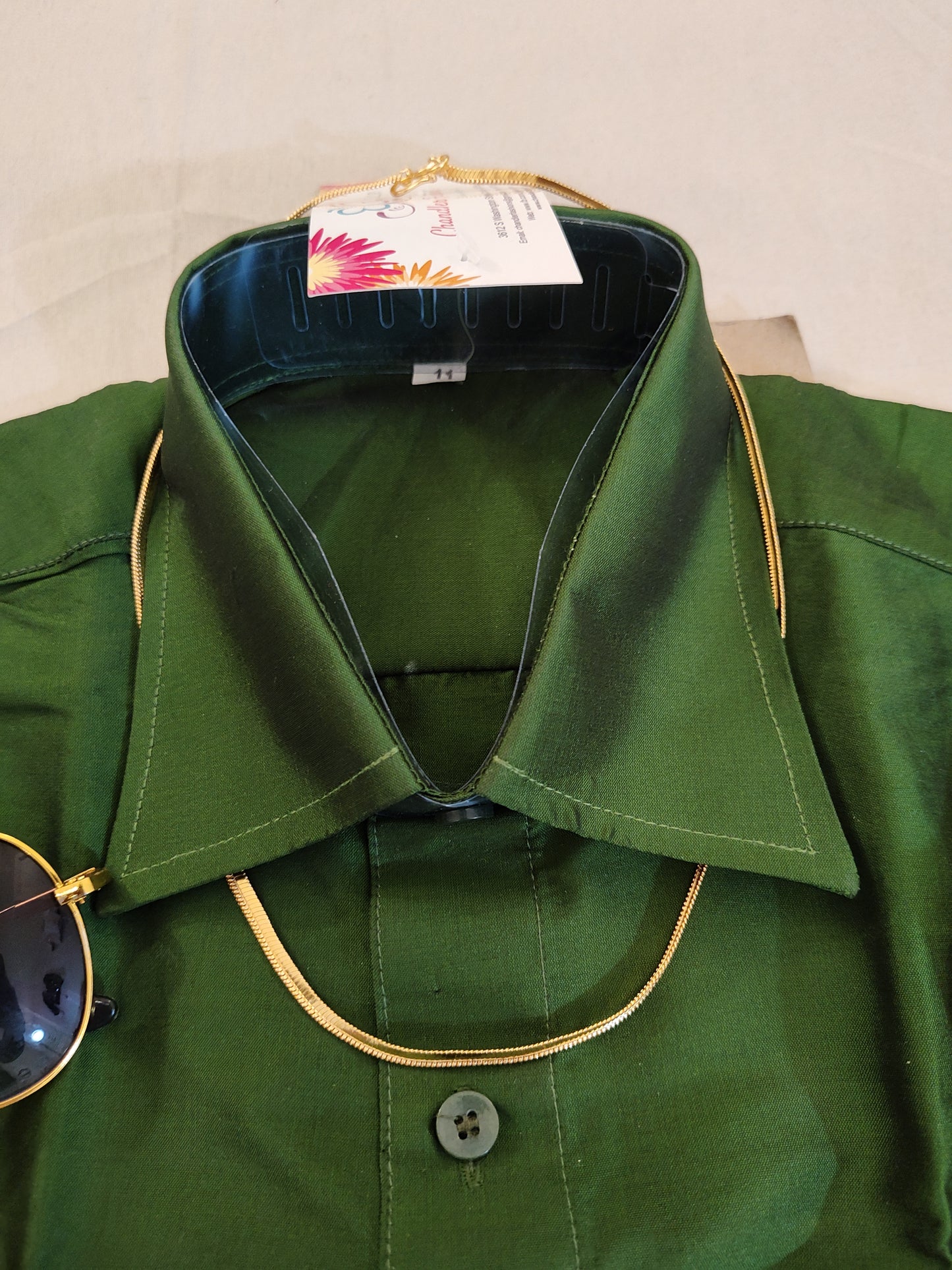 Alluring Green Color Shirt With Dhoti In USA