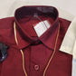 Alluring Maroon Color Shirt With Dhoti In Tucson