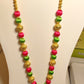 Gorgeous Multi Color Antique Gold Trendy Silk Thread Necklace Set