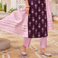 Charming Purple Color Rayon Kurti In USA