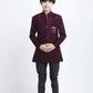 Attractive Velvet Embroidery Work Kurta With Pajama Sets For Kids