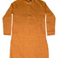 Appealing Orange And Yellow Color Slub Cotton Designer Men's Kurta With Pajama Pant