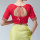 Exquisite Red Color Silk Blend Zari Work Readymade Blouse Near Me