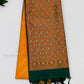 Charming Mastard Yellow Color Soft Silk Saree With Zari Work on Pallu For Women