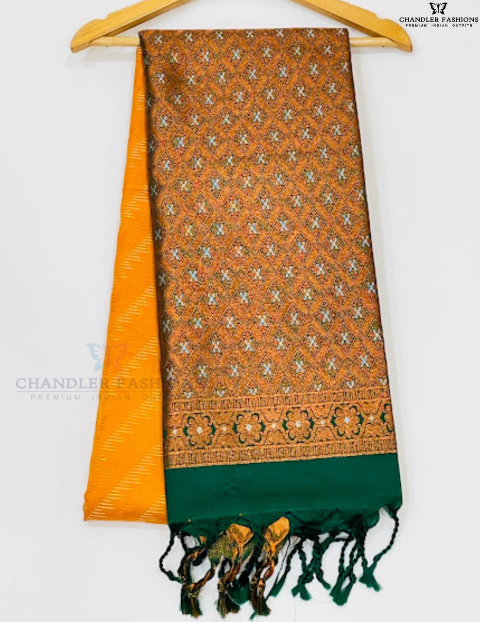 Charming Mastard Yellow Color Soft Silk Saree With Zari Work on Pallu Near Me