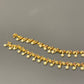 Attractive Gold Plated Anklets With Pearls