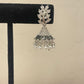 Beautiful Black Stone American Diamond Earrings