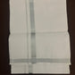 Men's White Pure Cotton Silver Zari Border Dhoti Near Me