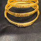 Gold Plated Pink Color Beautiful Leaf Design Bangles Near Me