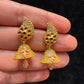 Appealing Gold tone Multicolored Stoned Designer jhumka Earrings