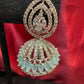 Dazzling American Diamond Designer Jhumka In Chandler