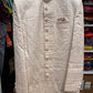 Stunning white color embroidery work sherwani suit for men