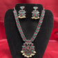 Peacock Design Oxidized Jewelry Necklace In Prescott