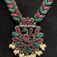 Peacock Design Oxidized Jewelry Necklace With Earrings Near Me