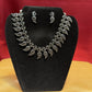 Black Necklace With Earrings Set In Tempe