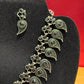 Black Oxidized Necklace With Earrings Set Near Me