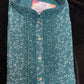 Alluring Teal Blue Color Cotton Full Sleeve Embroidery Kurta Pajama Set Near Me