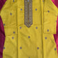 Elegant Yellow Color Embroided Kurta With Pajama Pant For Kids