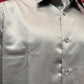 Beautiful Gray Color Full Sleeve Silk Shirt For Men