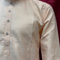 Stunning Light Orange Color Men's Kurta With Pajama Pant In Mesa