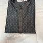 Dazzling Gray Color Jacquard Embroidery Work Men's Kurta
