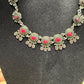 Pink Color Oxidized Designer Necklace Near Me