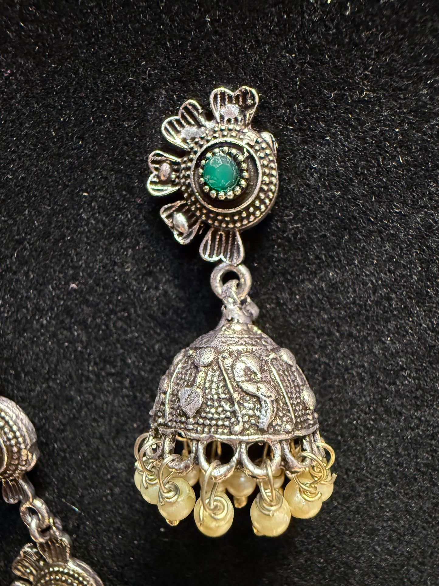 Green Color Jhumka Set In USA