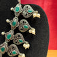 Green Color Oxidized Beautiful Design Necklace Nera Me