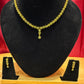 Attractive Gold Plated With Beautiful Green Stones Necklace And Earrings