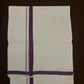 Men's White Premium Pure Cotton Zari Border Dhoti Near Me