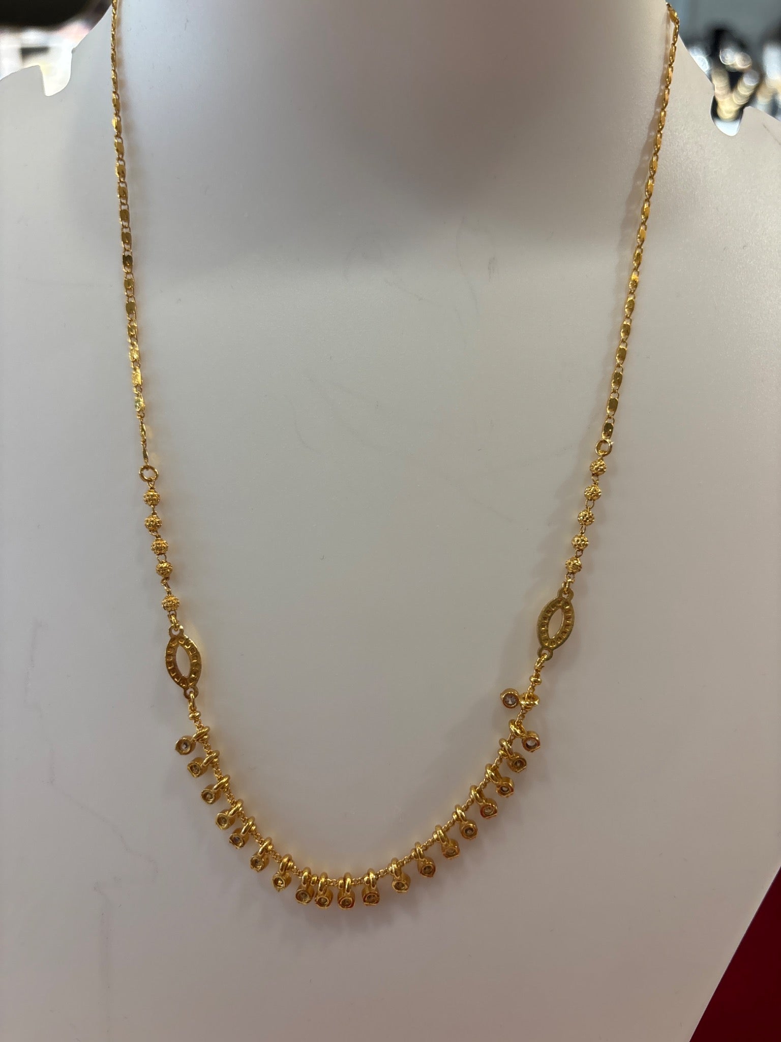 Beautiful Gold Color Gold Plated Necklace For Women