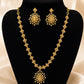 Attractive Gold Plated white  Stones  Necklace set