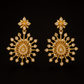 Attractive Gold Plated white  Stones  Necklace set