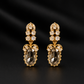 Gorgeous Gold plated Crystal Clear Stone Necklace set