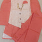 Traditional Boys Pink Color Silk Cotton Kurta Pajama Pant