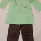 Beautiful Sea Green Color Designer Silk Kurta With Pajama Set