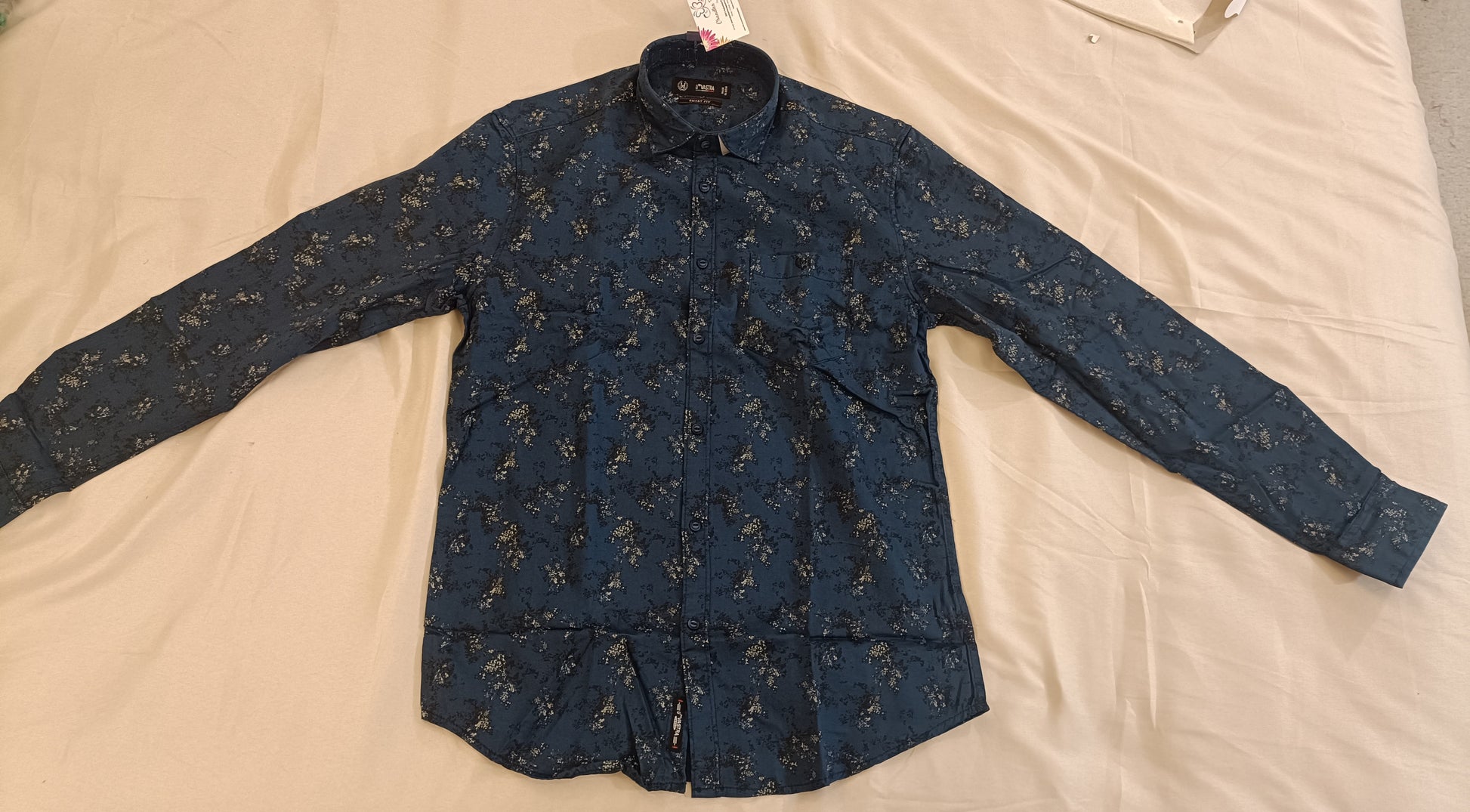 Attractive Dark Blue Color Shirt With Full Sleeves For Men
