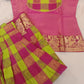 Pink And Green Silk Langa Set For Kids Near Me