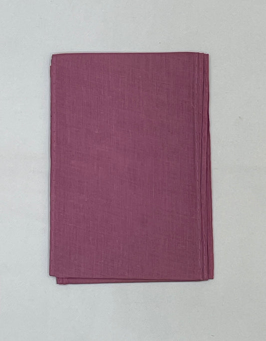 Elegant Rose Pink Color Cotton Saree Falls