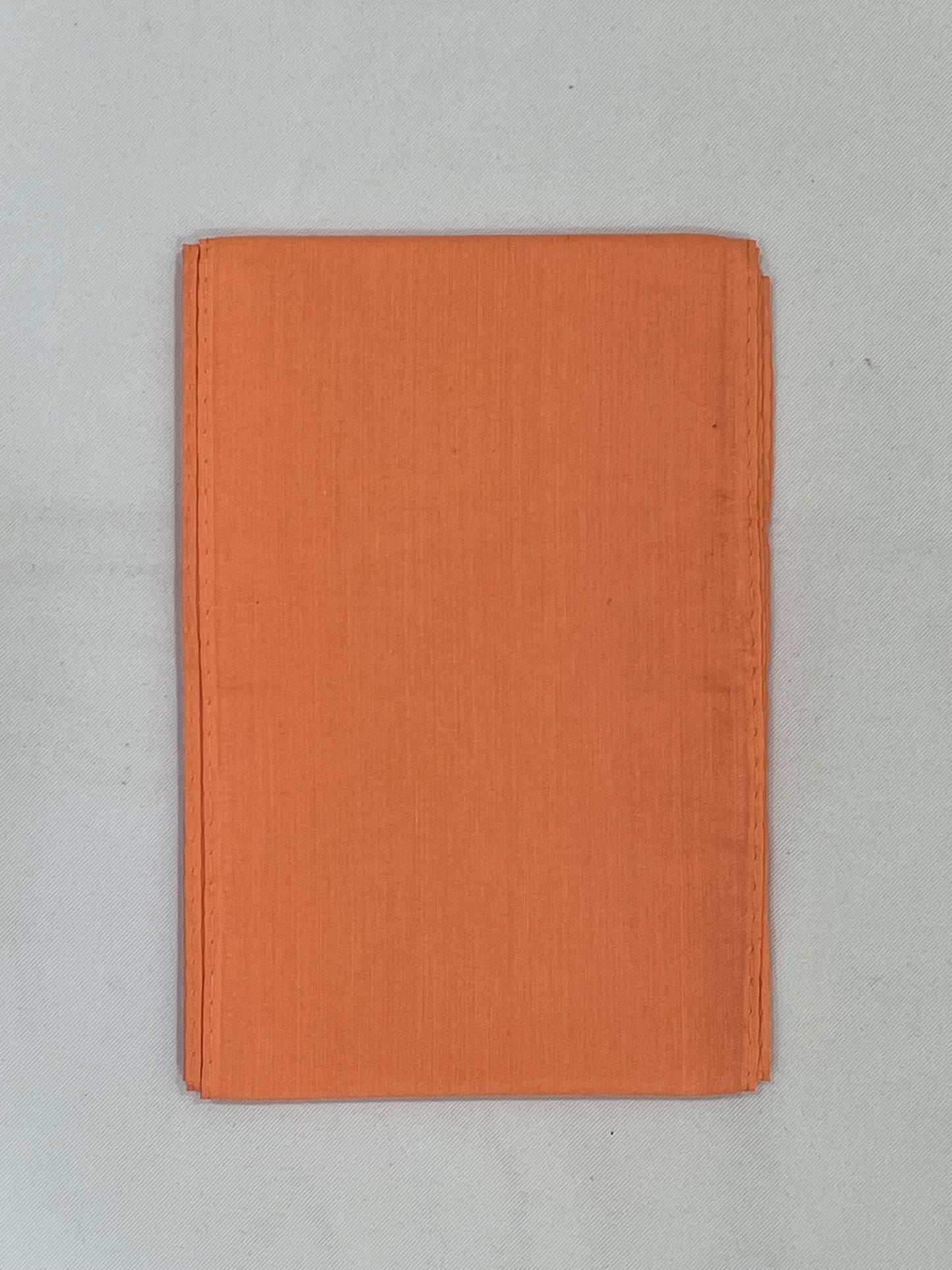 Alluring Peach Color Cotton Saree Falls