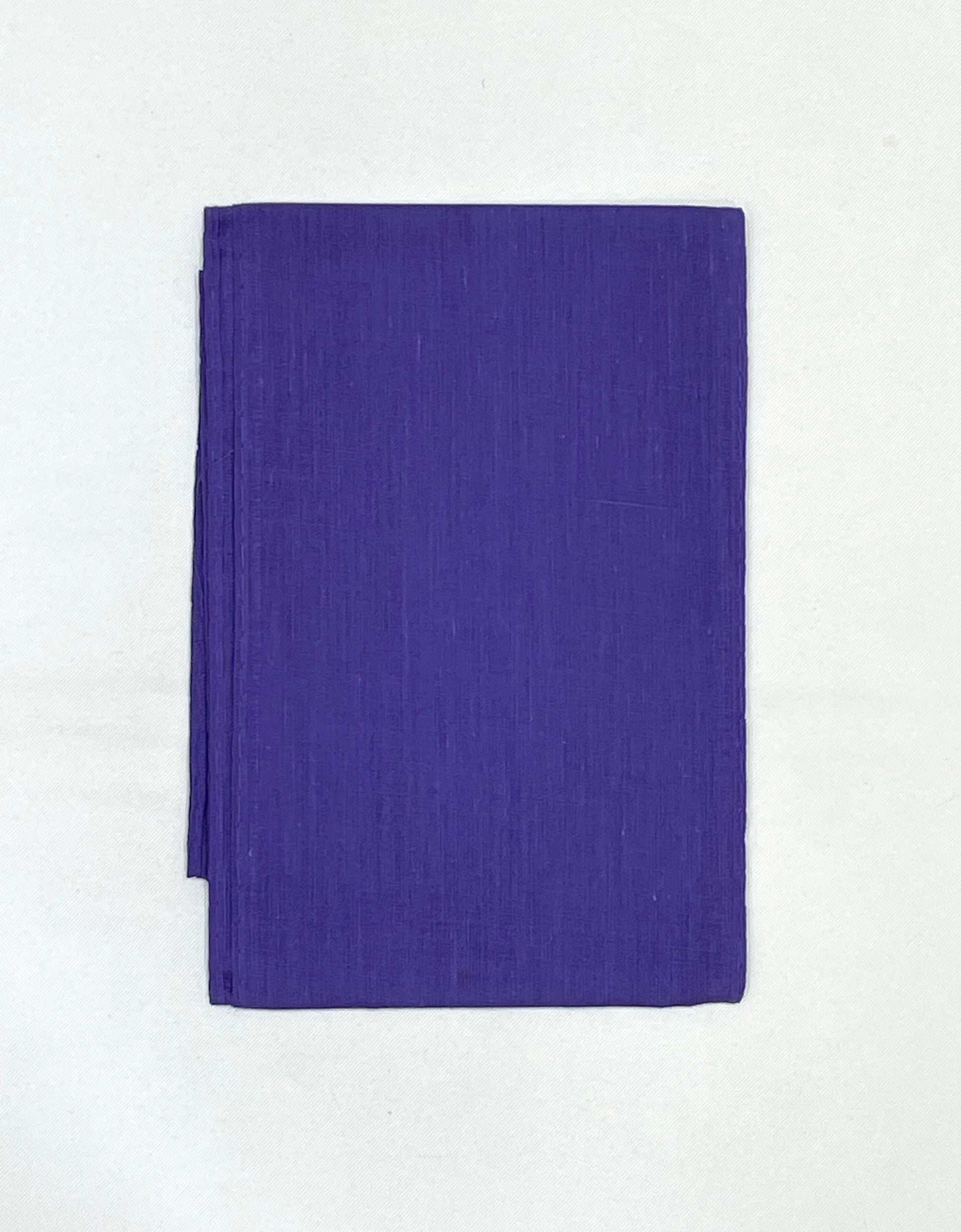 Alluring Dark Violet Color Cotton Saree Falls