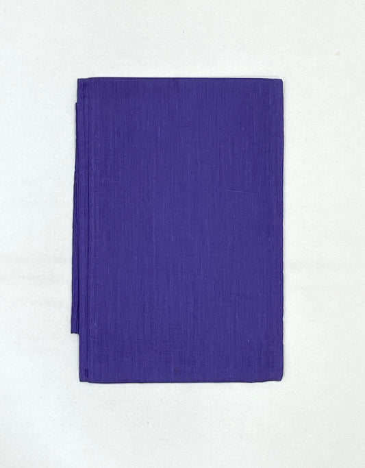 Alluring Dark Violet Color Cotton Saree Falls